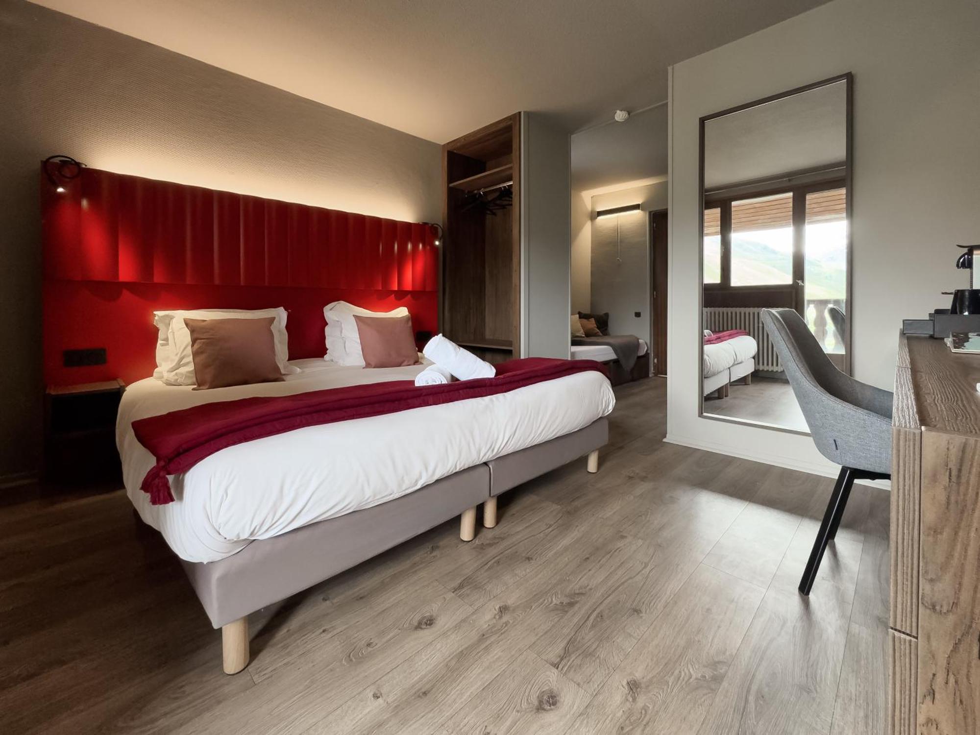 Alpeen Hotel Saint-Martin-de-Belleville Kamer foto